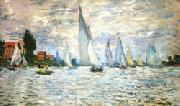 Claude Monet The Barks Regatta at Argenteuil oil painting artist